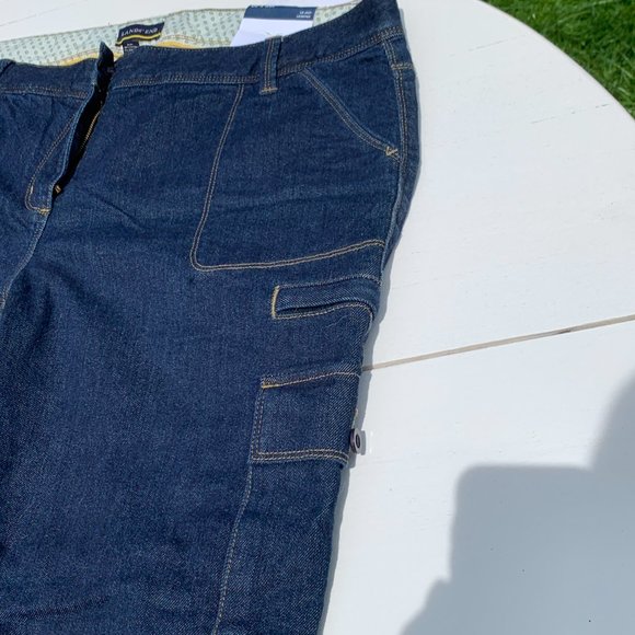 Women's Land’s End Wide Leg Flare Jeans 👖 — Size 18P x 30 - Picture 7 of 11